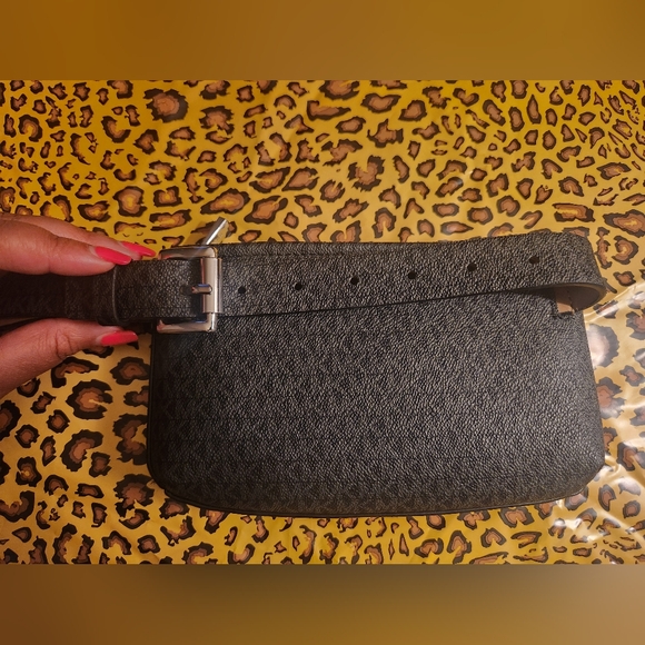 Michael Kors Black and Silver Clutch - Picture 2 of 4